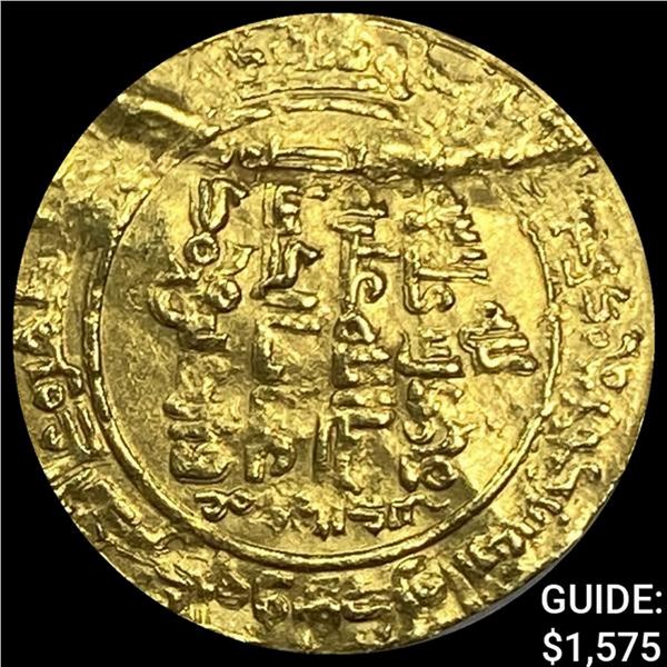 [1105-1118] Crusades Seljuqs Gold Dinar .085oz NEARLY UNCIRCULATED