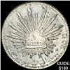 Image 1 : 1892GA MM Mexico Silver 8 Reales Cap&Rays CHOICE AU