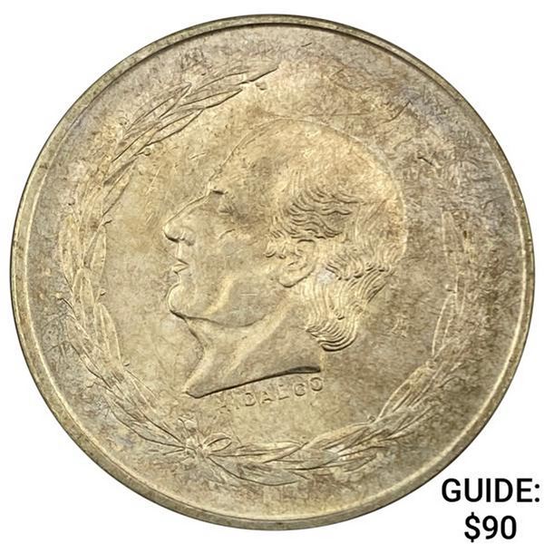 1952 Mexico Silver 5 Pesos UNCIRCULATED