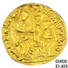 Image 1 : [1543-53] Crusaders Chios .1125oz Gold Ducat NEARLY UNCIRCULATED
