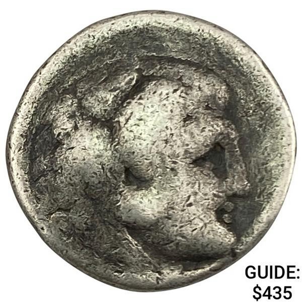 Macedon Alex. III 336-323 BC Silver Tetradrachm LIGHTLY CIRCULATED