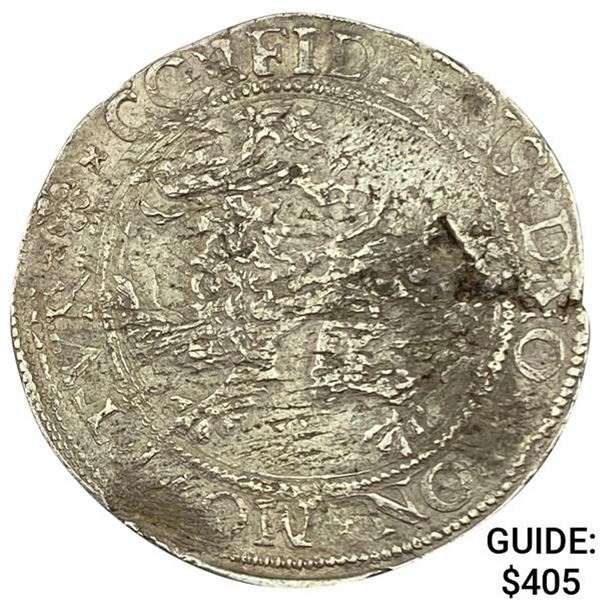 1557 Netherlands Silver Lion Dollar NEARLY UNCIRCULATED