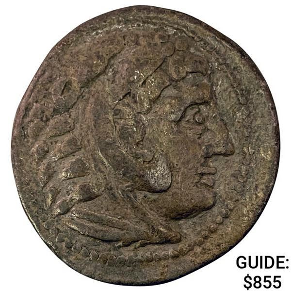 Macedon Alex. III 336-323 BC Silver Tetradrachm NEARLY UNCIRCULATED