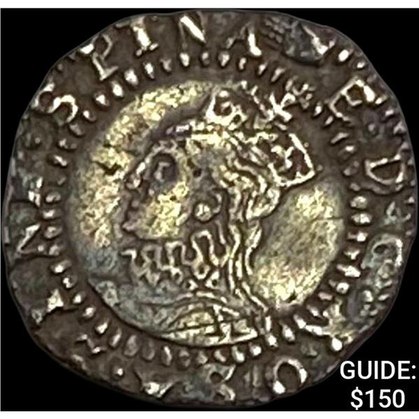 1561-1577 England Silver 3 Farthings - Elizabeth I CLOSELY UNCIRCULATED