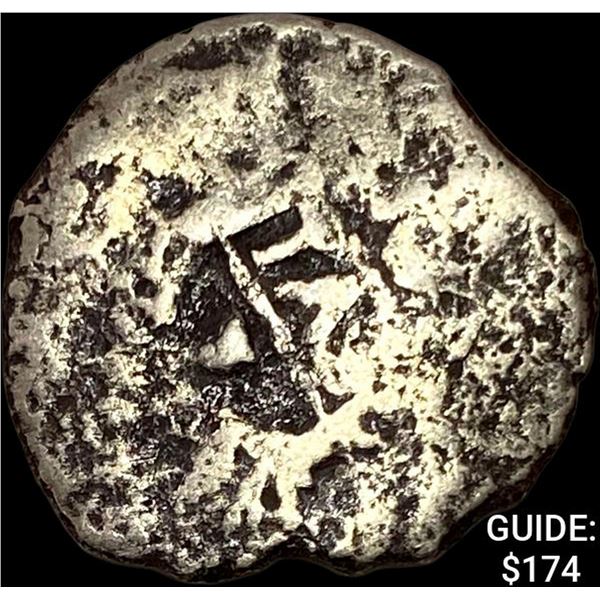 1500s-1600s Spanish Colonial Silver Cob NEARLY UNCIRCULATED