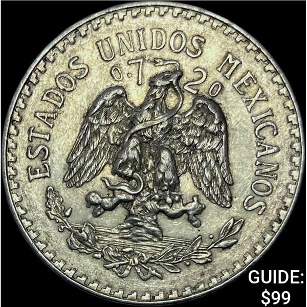 1934-M Mexico Silver Peso CHOICE AU