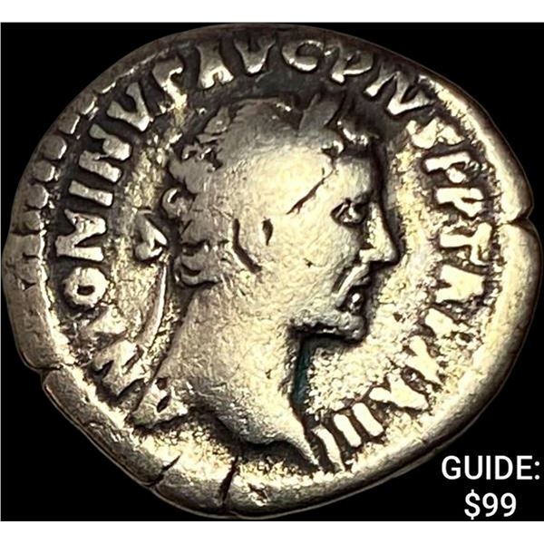 Roman Ant. Pius 138-161 AD Silver Denarius NEARLY UNCIRCULATED