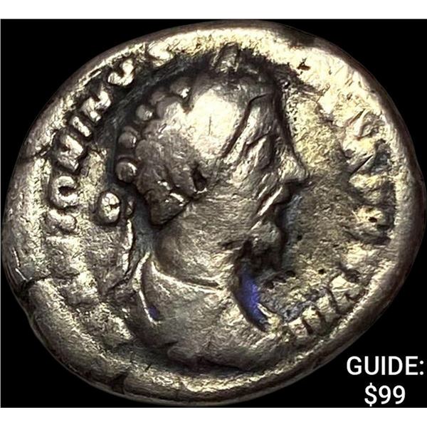 Roman Commodus 177-192 AD Silver Denarius NEARLY UNCIRCULATED