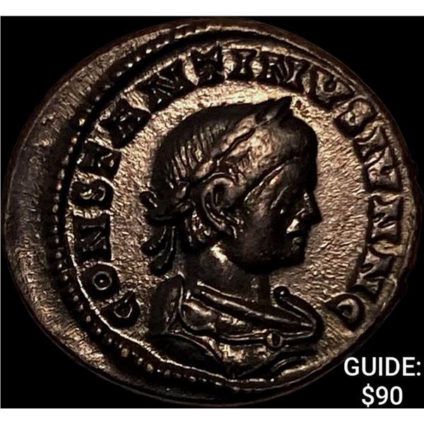 Roman Constantine II, 337-340 BI Nummus CHOICE AU