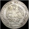 Image 2 : 1854Zs OM Mexico Silver 8 Reales CLOSELY UNCIRCULATED