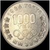 Image 2 : 1964 Japan Silver 1000 Yen CLOSELY UNCIRCULATED