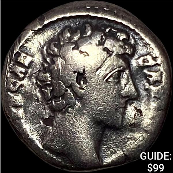 Roman M.Aurelius 161-180 AD Silver Denarius ABOUT UNCIRCULATED