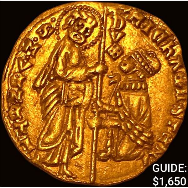 Venice Michele Steno,1400-1413 Gold Ducat .12oz  CLOSELY UNCIRCULATED