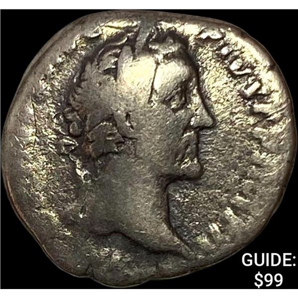 Roman Ant. Pius 138-161 AD Silver Denarius NEARLY UNCIRCULATED