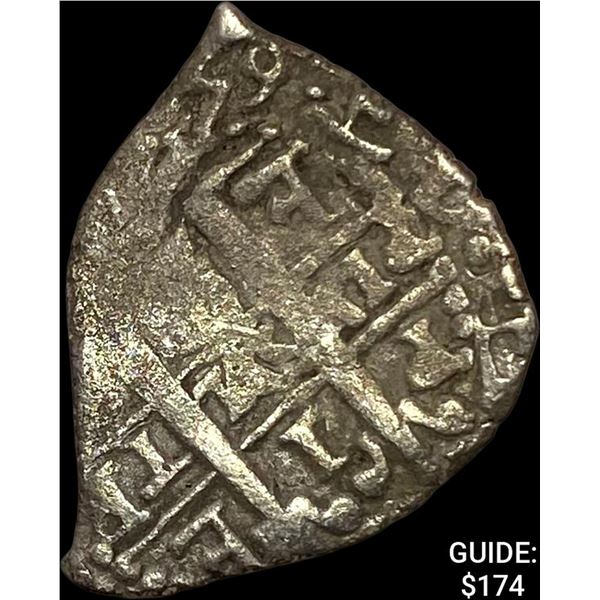 1500s-1600s Spanish Colonial Silver Cob NEARLY UNCIRCULATED