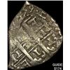 Image 1 : 1500s-1600s Spanish Colonial Silver Cob NEARLY UNCIRCULATED