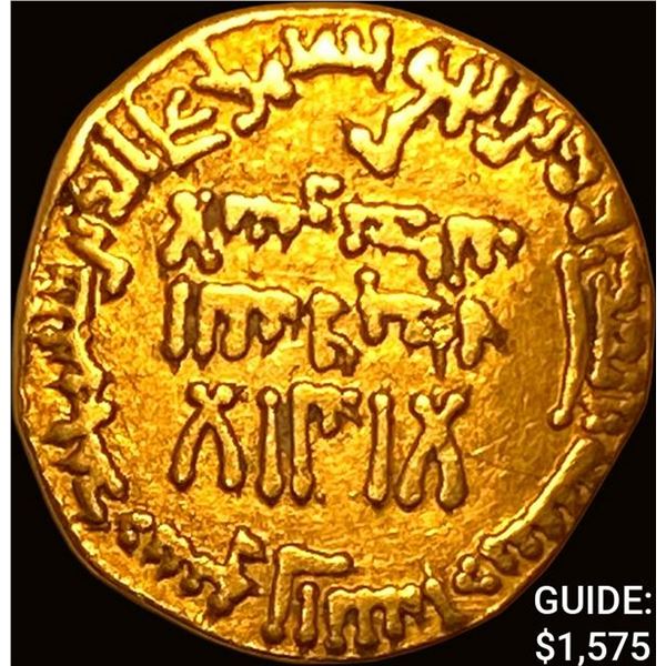 775-785 Abassid Caliphate .1269oz Gold Dinar CLOSELY UNCIRCULATED