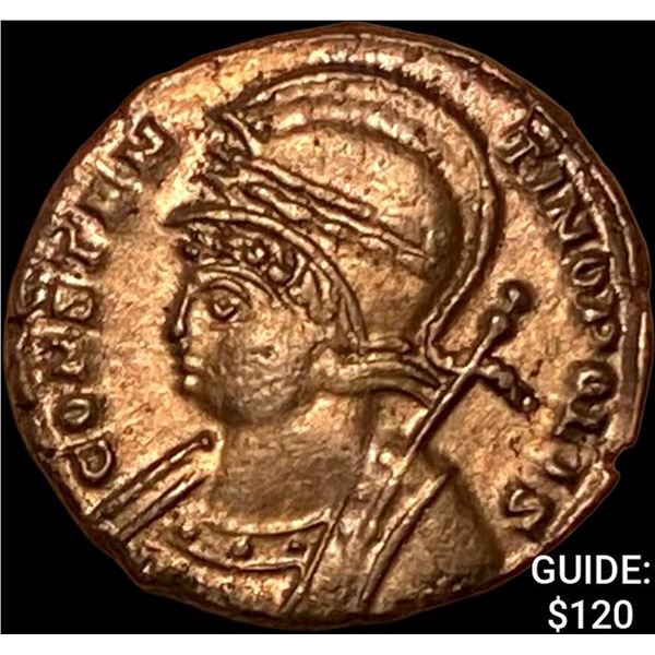 Roman Constantinian 330-340 AD BI Nummus UNCIRCULATED