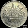Image 1 : 1896Zs FZ Mexico Silver 8 Reales CHOICE AU