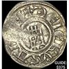 Image 1 : 1143-63 Crusader Jerusalem Silver Denier CLOSELY UNCIRCULATED
