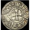 Image 2 : 1143-63 Crusader Jerusalem Silver Denier CLOSELY UNCIRCULATED