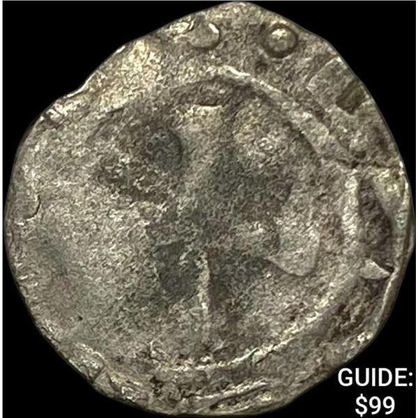 1000s-1200s French Feudal Silver Denier - Le Puy  ABOUT UNCIRCULATED