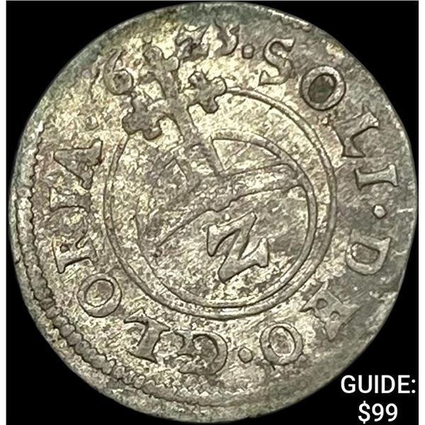 1623-1651 Bavaria Silver 1/2 Batzen CLOSELY UNCIRCULATED