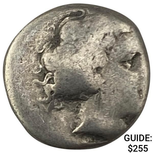 Greece Campania, Neapolis Silver Didrachm ABOUT UNCIRCULATED