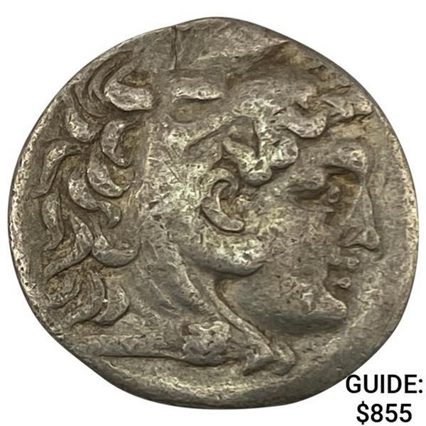 Macedon Alex. III 336-323 BC Silver Tetradrachm NEARLY UNCIRCULATED