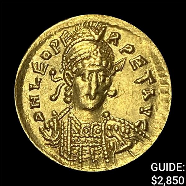 Byzantine Leo I Gold Solidus .1411oz UNCIRCULATED