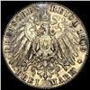 Image 2 : 1909-A Prussia Silver 3 Reichsmark CLOSELY UNCIRCULATED
