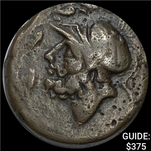 Italy Bruttium Brettii 208-203 BC Didrachm NEARLY UNCIRCULATED