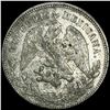Image 2 : 1908Mo AM Mexico Silver Peso NEARLY UNCIRCULATED