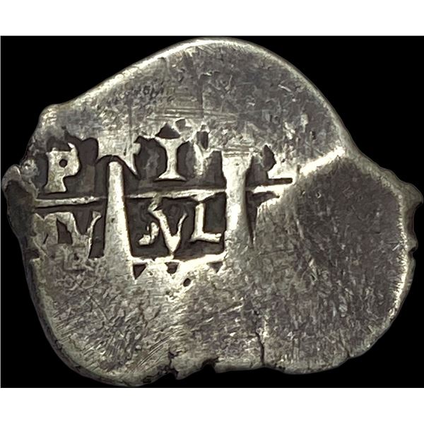 1500s-1600s Spanish Colonial Silver Cob NEARLY UNCIRCULATED