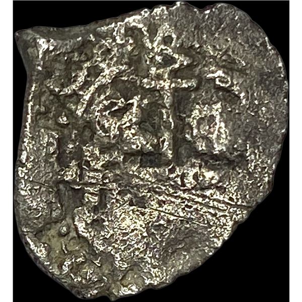1500s-1600s Spanish Colonial Silver Cob NEARLY UNCIRCULATED