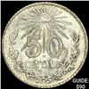 Image 1 : 1943-M Mexico Silver 50 Centavos UNCIRCULATED