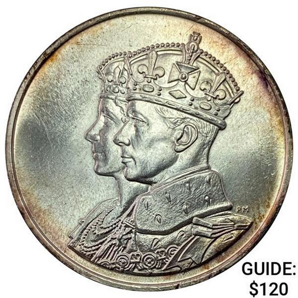 1939 Canada Silver Coronation Medal UNCIRCULATED