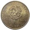 Image 2 : 1953-M Mexico Silver 5 Peso UNCIRCULATED