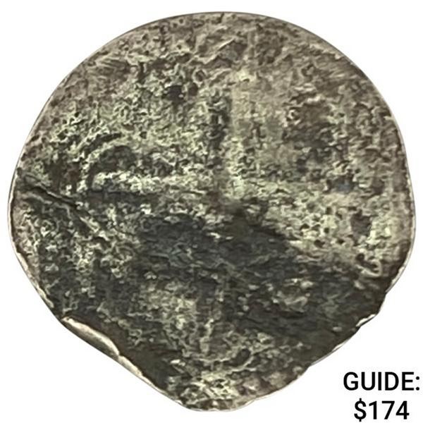 1500s-1600s Spanish Colonial Silver Cob NEARLY UNCIRCULATED