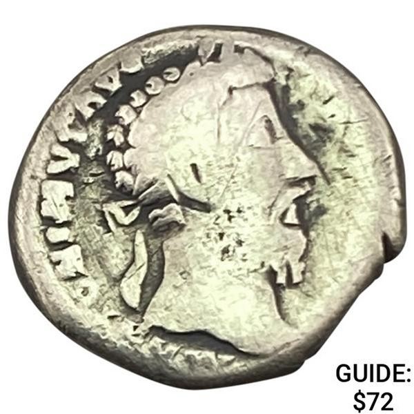 Roman Commodus 177-192 AD Silver Denarius NEARLY UNCIRCULATED