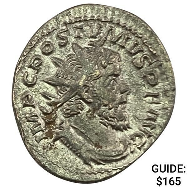 260-269 AD Romano-Gallic BI Double Denarius UNCIRCULATED