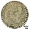 Image 1 : 1936-A Germany Silver 5 Reichsmark NEARLY UNCIRCULATED