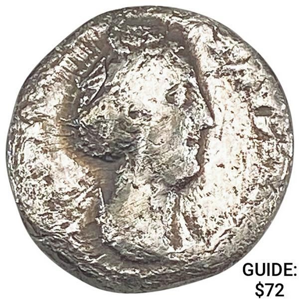 Roman Faustina Sr. 138-140/1 Silver Denarius ABOUT UNCIRCULATED