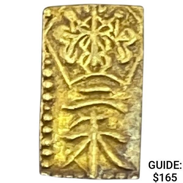 1832-1858 Japan Gold 2 Shu CLOSELY UNCIRCULATED