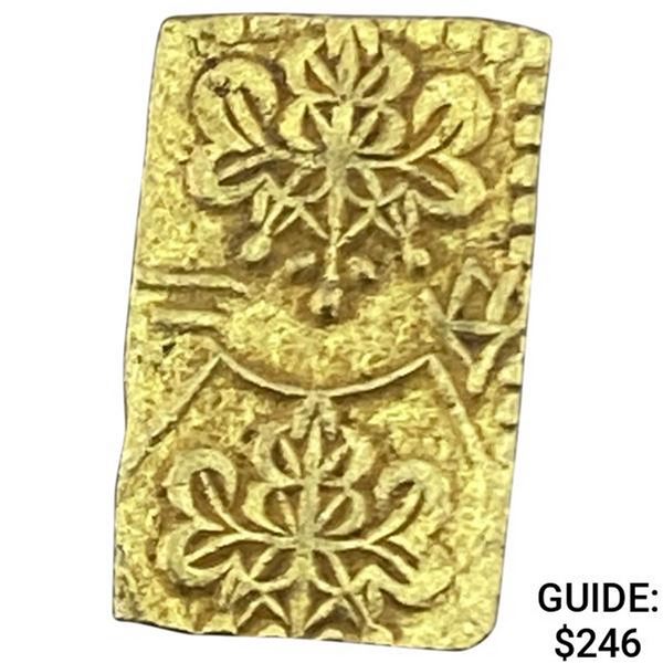 1868-1869 Japan .029oz Gold 2 Bu CLOSELY UNCIRCULATED