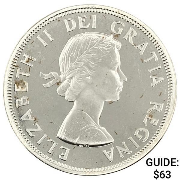 1964 Canada 0.6oz Silver Dollar UNCIRCULATED