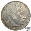 Image 1 : 1939-A Germany Silver 2 Reichsmark CLOSELY UNCIRCULATED