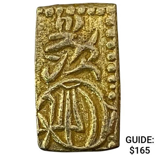 1832-1858 Japan Gold 2 Shu CLOSELY UNCIRCULATED