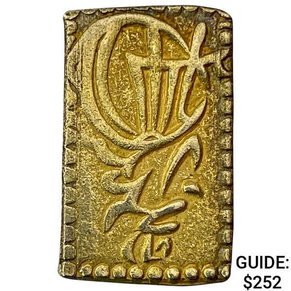 1868-1869 Japan .029 Gold 2 Bu CLOSELY UNCIRCULATED