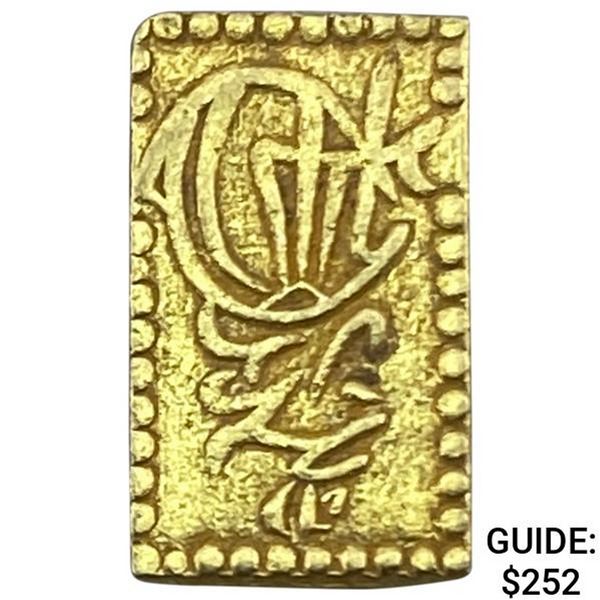 1868-1869 Japan .029oz Gold 2 Bu CLOSELY UNCIRCULATED